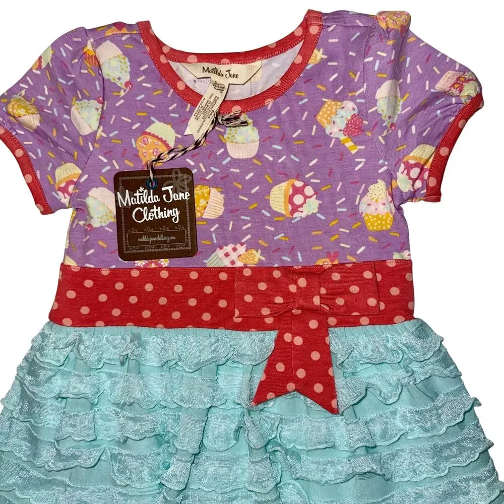 Matilda Jane NWT 18-24m set | “Extra Sprinkles dress” w/ bum cover